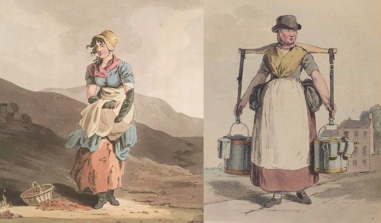 2nd Bn. 95th Rifles :: Working Women's Clothes, 1810-1820